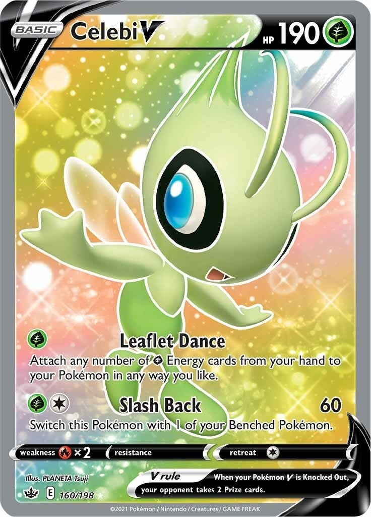 Image for Celebi V (Full Art) (SWSH06: Chilling Reign) (160/198) - Pokemon