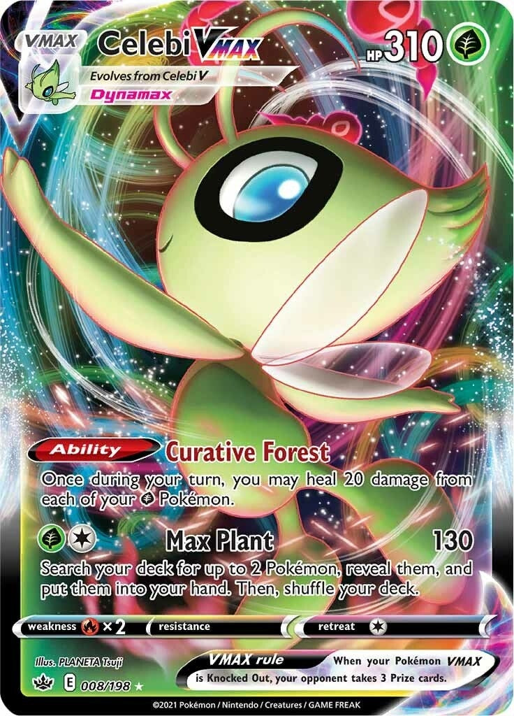 Image for Celebi VMAX (SWSH06: Chilling Reign) (008/198) - Pokemon
