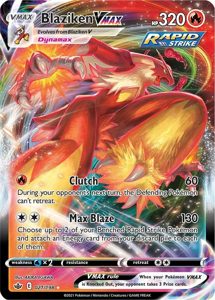 Image for Blaziken VMAX (SWSH06: Chilling Reign) (021/198) - Pokemon