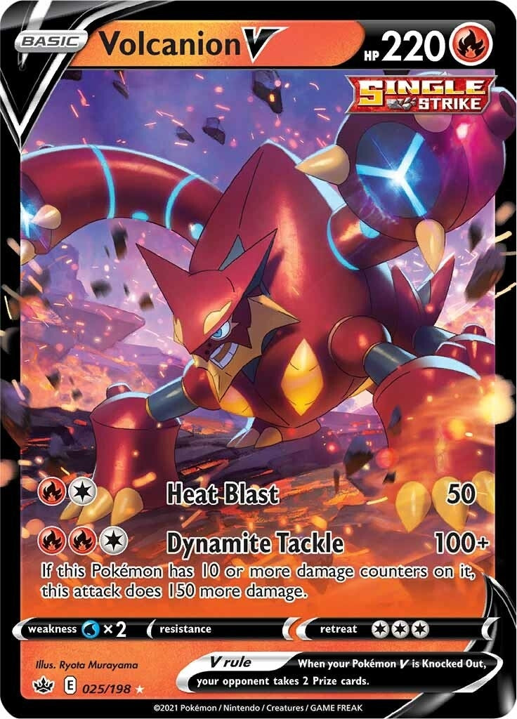 Image for Volcanion V (SWSH06: Chilling Reign) (025/198) - Pokemon