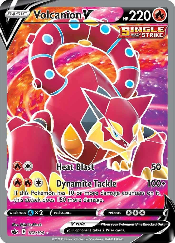 Image for Volcanion V (Full Art) (SWSH06: Chilling Reign) (162/198) - Pokemon