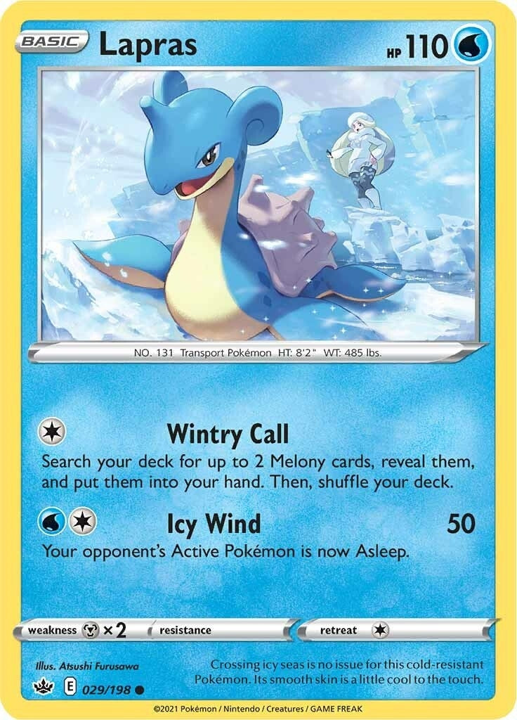 Image for Lapras (SWSH06: Chilling Reign) (029/198) - Pokemon