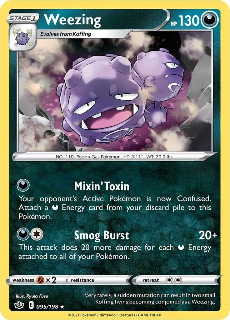 Image for Weezing (SWSH06: Chilling Reign) (095/198) - Pokemon