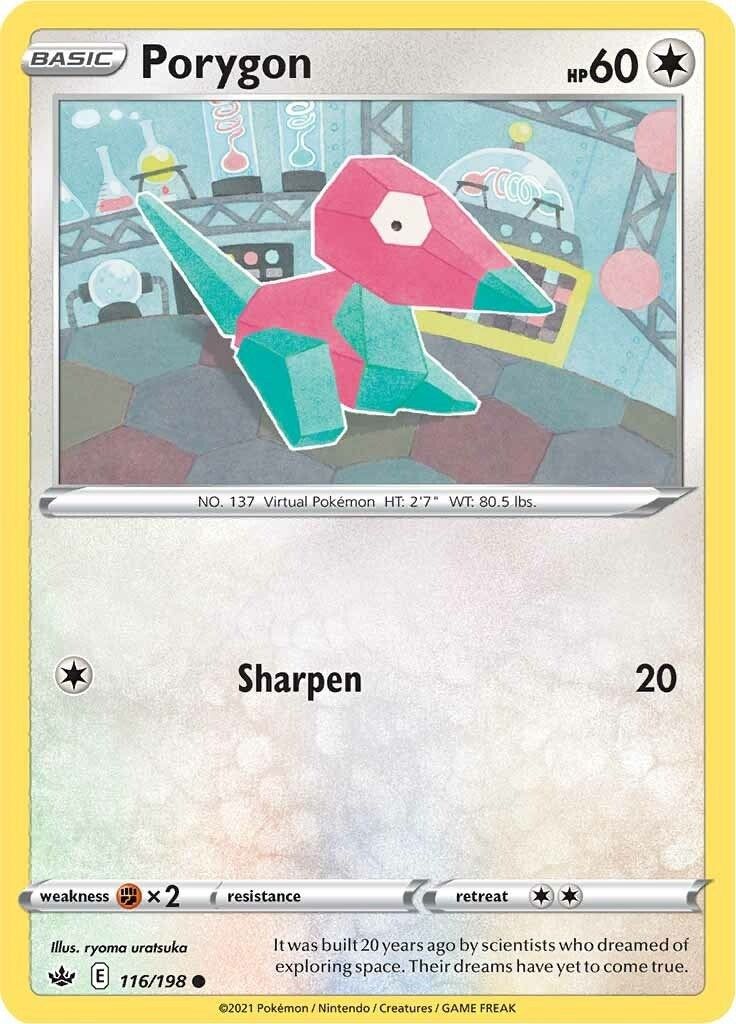 Image for Porygon (SWSH06: Chilling Reign) (116/198) - Pokemon