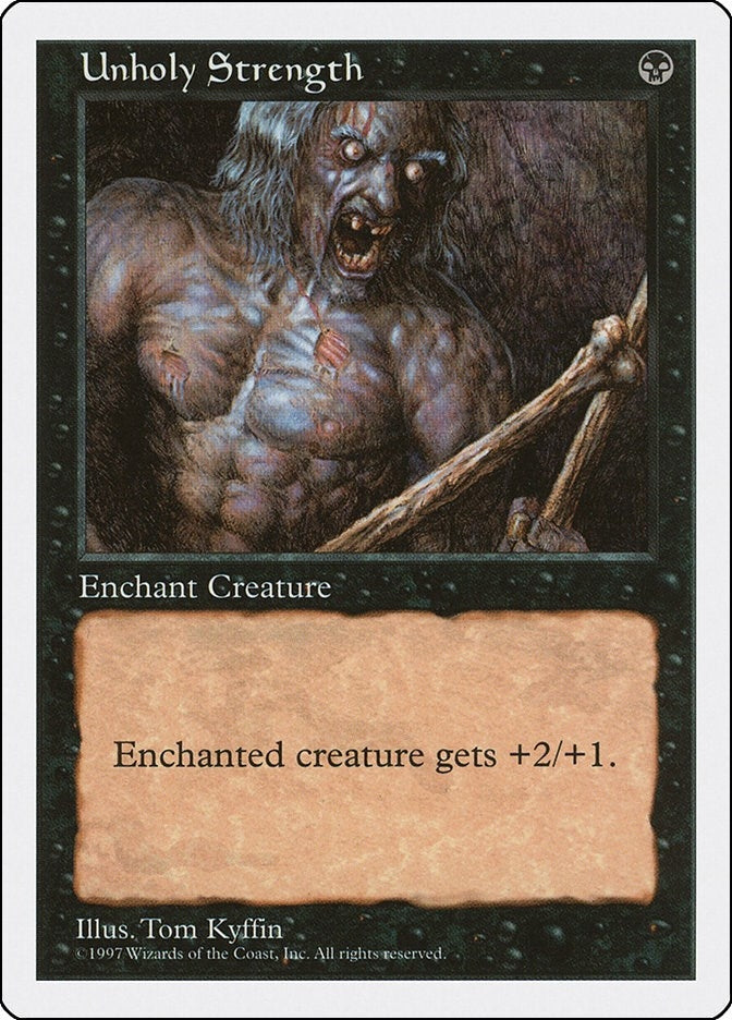 Image for Unholy Strength (Fifth Edition) - Magic: The Gathering
