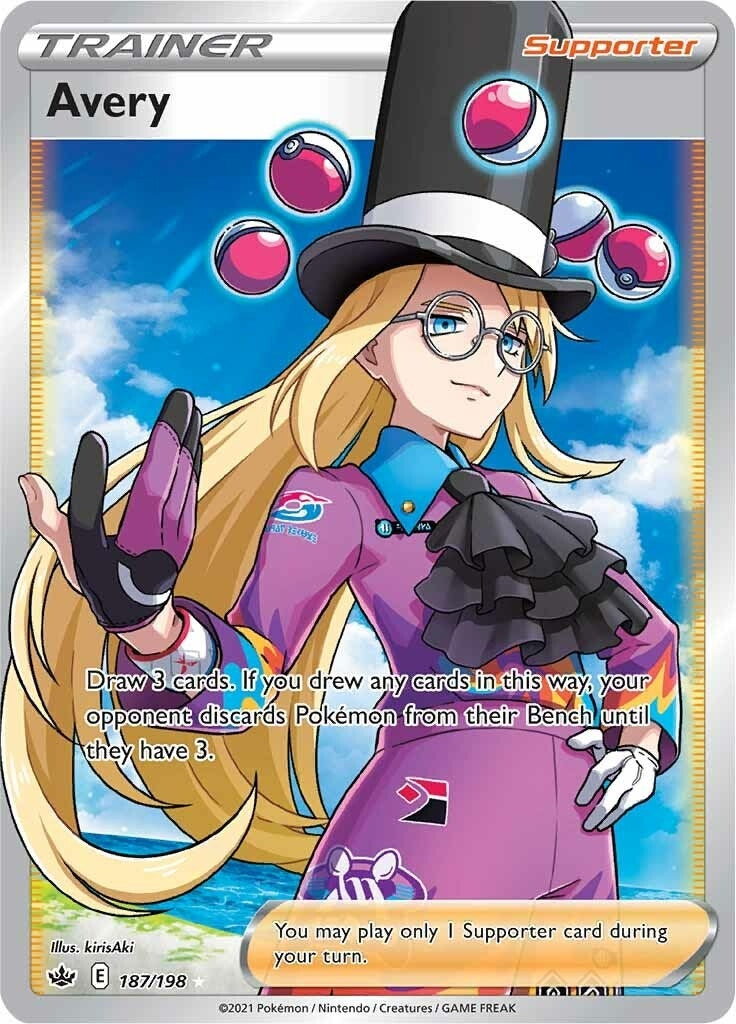 Image for Avery (Full Art) (SWSH06: Chilling Reign) (187/198) - Pokemon