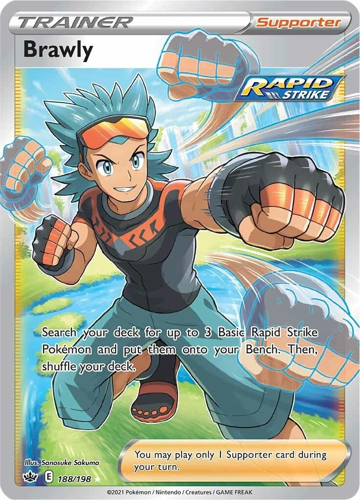 Image for Brawly (Full Art) (SWSH06: Chilling Reign) (188/198) - Pokemon