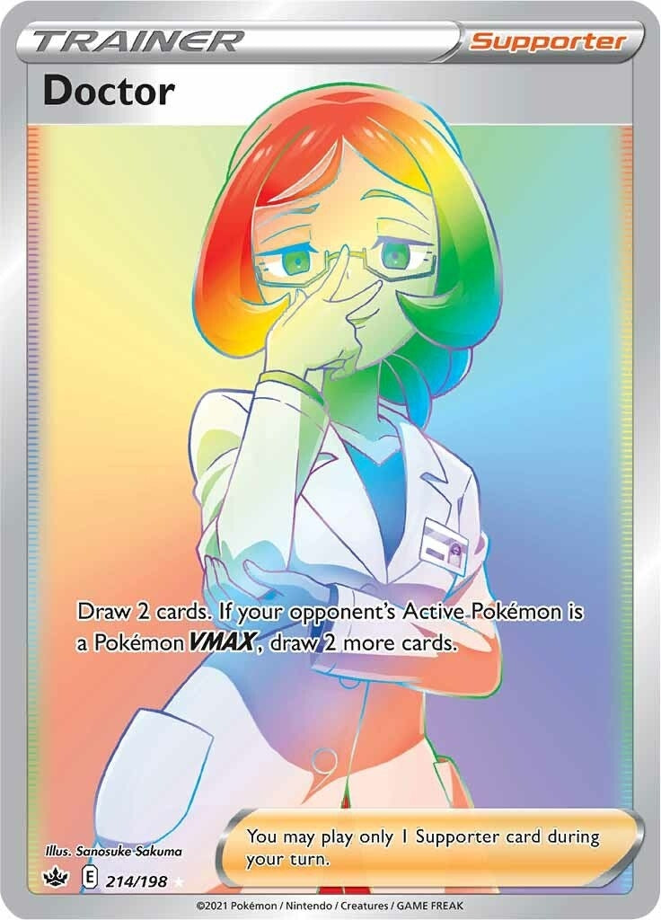 Image for Doctor (Secret) (SWSH06: Chilling Reign) (214/198) - Pokemon