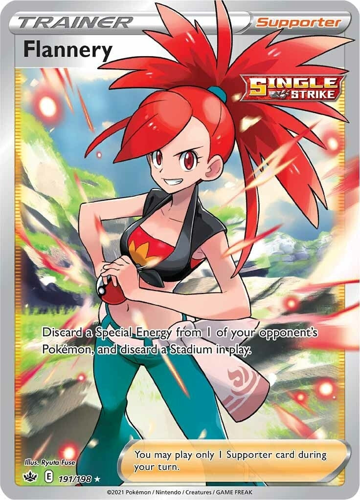 Image for Flannery (Full Art) (SWSH06: Chilling Reign) (191/198) - Pokemon