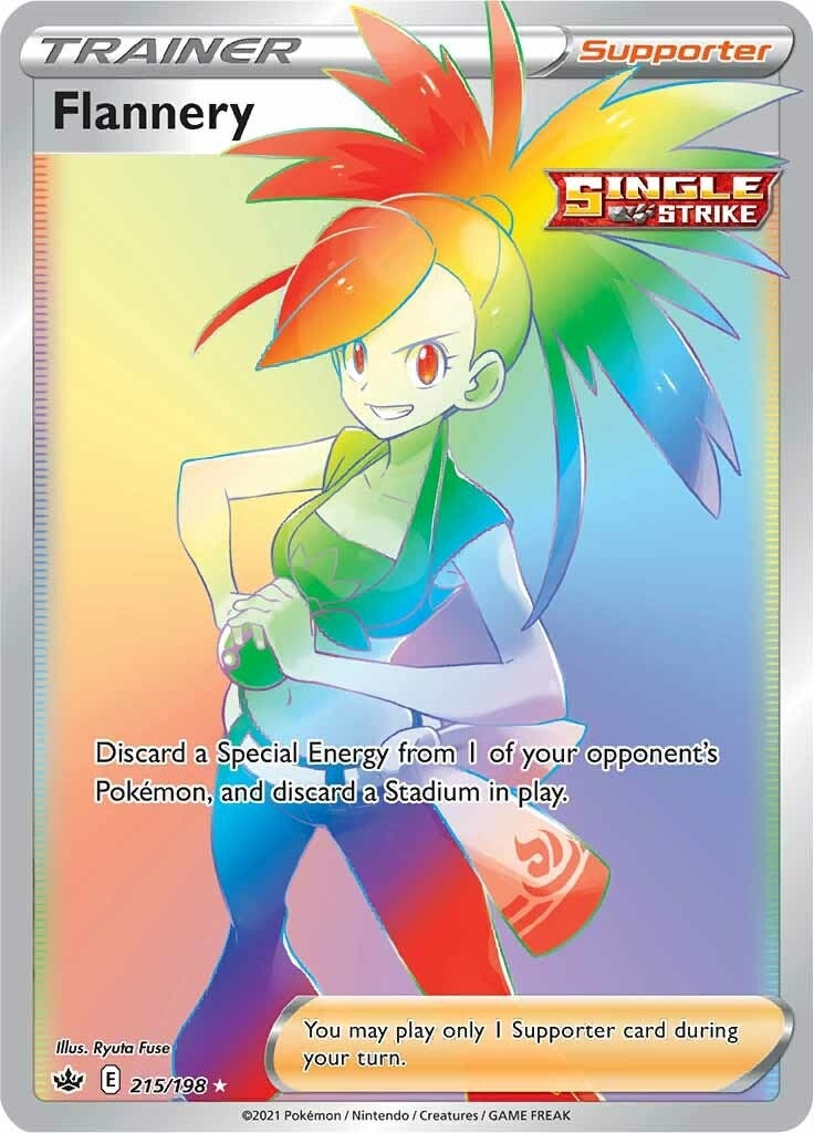 Image for Flannery (Secret) (SWSH06: Chilling Reign) (215/198) - Pokemon