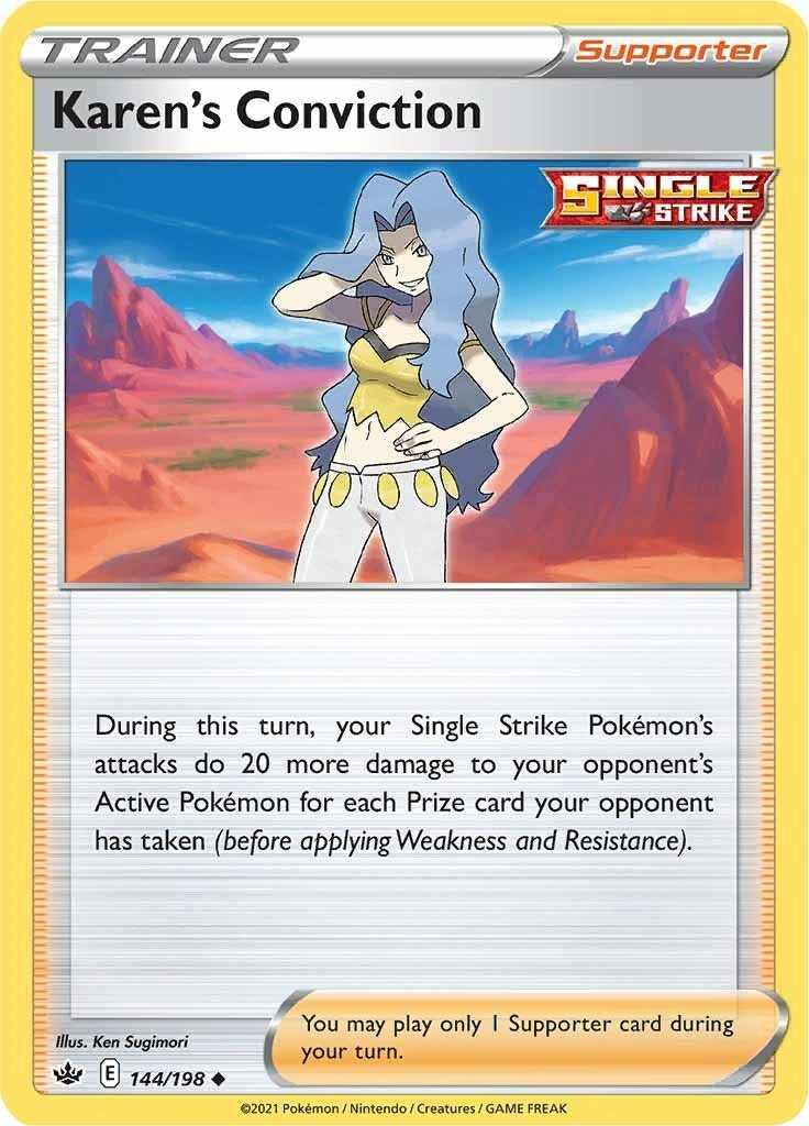 Image for Karen's Conviction (SWSH06: Chilling Reign) (144/198) - Pokemon