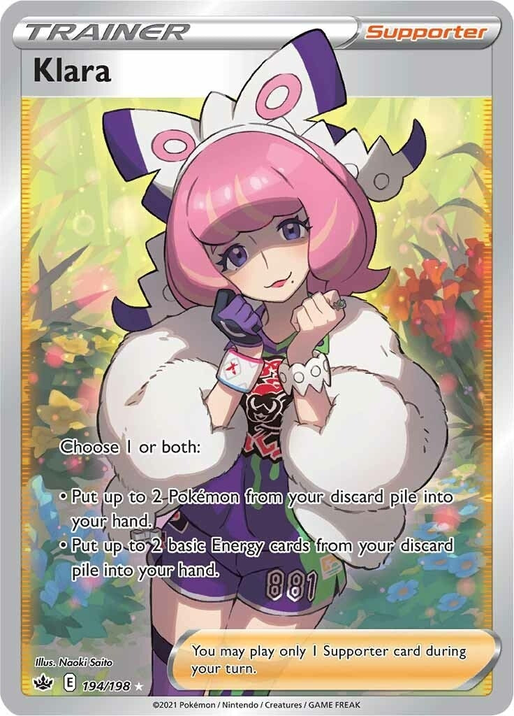 Image for Klara (Full Art) (SWSH06: Chilling Reign) (194/198) - Pokemon