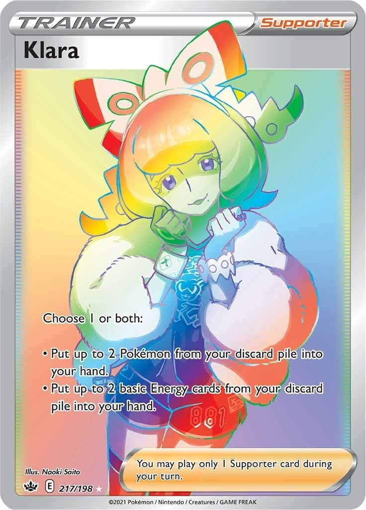 Image for Klara (Secret) (SWSH06: Chilling Reign) (217/198) - Pokemon