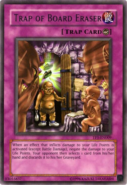 Image for Trap of Board Eraser (Tournament Pack 5) (TP5-EN009) - YuGiOh
