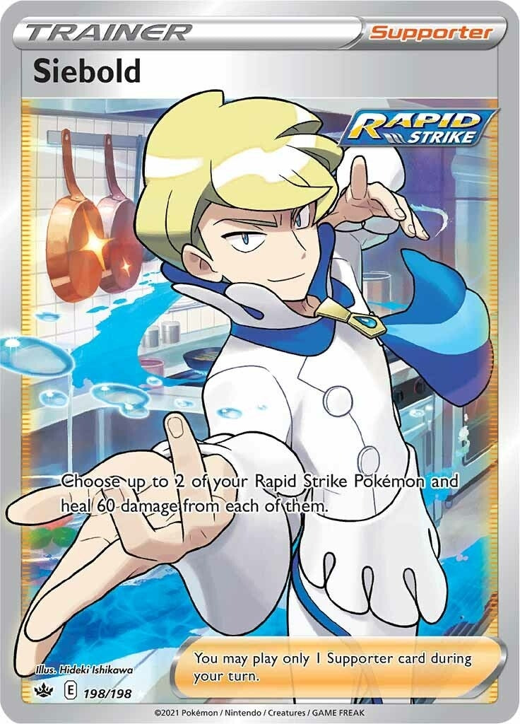 Image for Siebold (Full Art) (SWSH06: Chilling Reign) (198/198) - Pokemon