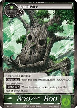 Image for Rambletree (The War of Valhalla) (2-084) - Force of Will