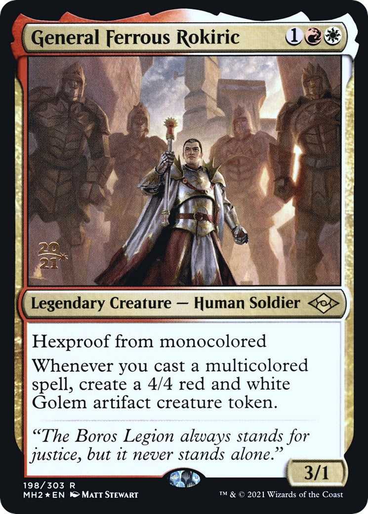 Image for General Ferrous Rokiric (Prerelease Cards) (198) - Magic: The Gathering