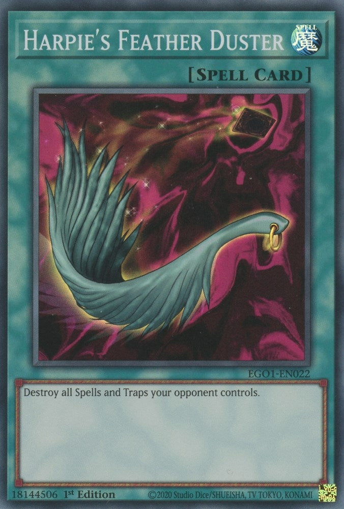 Image for Harpie's Feather Duster (Egyptian God Deck: Obelisk the Tormentor) (EGO1-EN022) - YuGiOh
