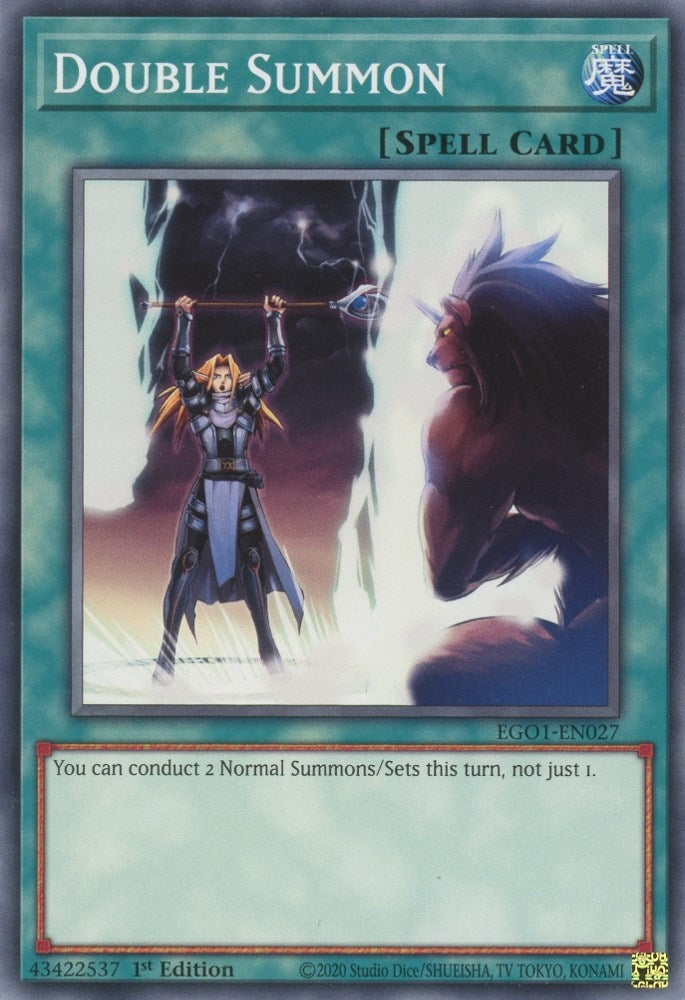 Image for Double Summon (Egyptian God Deck: Obelisk the Tormentor) (EGO1-EN027) - YuGiOh