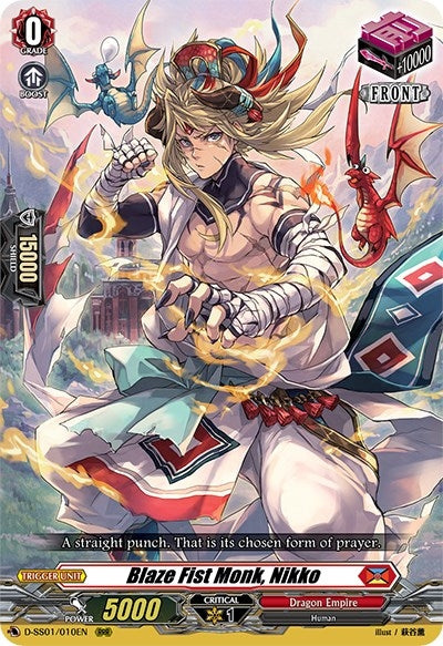 Image for Blaze Fist Monk, Nikko (D-SS01: Festival Collection 2021) (D-SS01/010EN) - Cardfight Vanguard