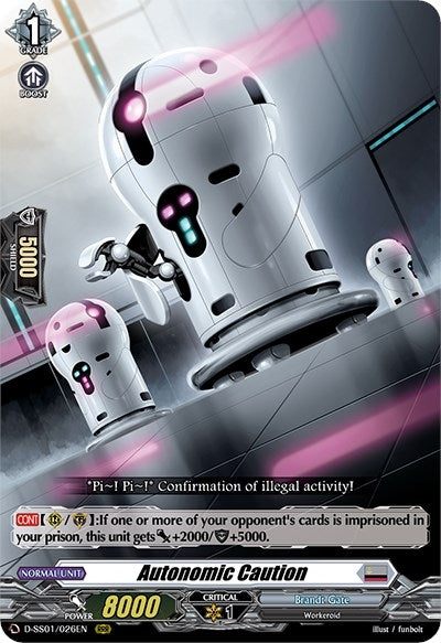 Image for Autonomic Caution (D-SS01: Festival Collection 2021) (D-SS01/026EN) - Cardfight Vanguard