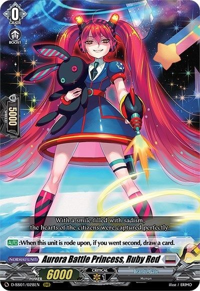 Image for Aurora Battle Princess, Ruby Red (D-SS01: Festival Collection 2021) (D-SS01/028EN) - Cardfight Vanguard
