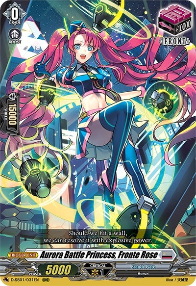 Image for Aurora Battle Princess, Fronte Rose (D-SS01: Festival Collection 2021) (D-SS01/031EN) - Cardfight Vanguard