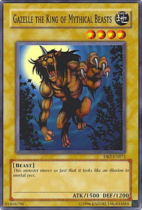 Image for Gazelle the King of Mythical Beasts (Dark Beginning 2) (DB2-EN071) - YuGiOh