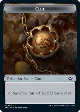 Image for Clue (014) // Crab Double-Sided Token (Modern Horizons 2) (14 // 2) - Magic: The Gathering