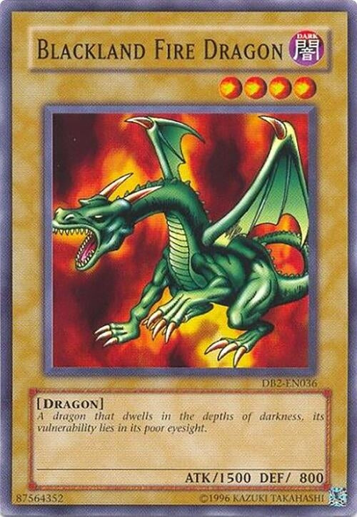 Image for Blackland Fire Dragon (Dark Beginning 2) (DB2-EN036) - YuGiOh