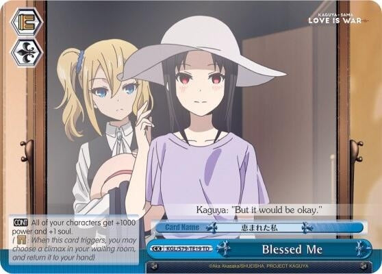 Image for Blessed Me (Kaguya-sama: Love is War) (KGL/S79-TE19 TD) - Weiss Schwarz