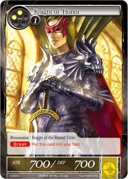Image for Knight of Honor (The War of Valhalla) (2-009) - Force of Will