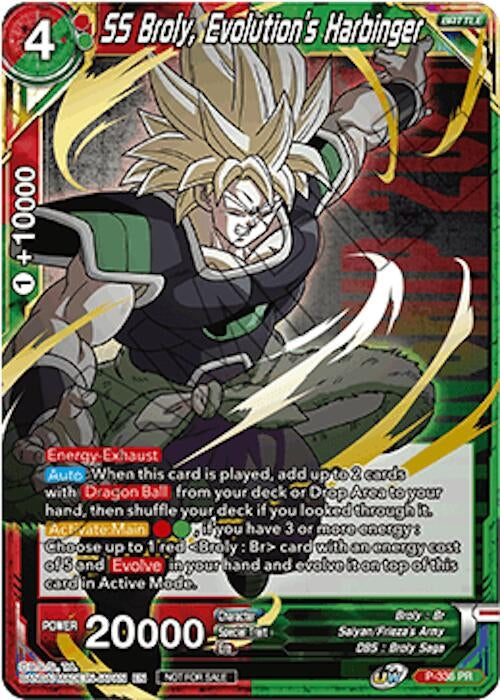 Image for SS Broly, Evolution's Harbinger (Championship Pack 2021 Vol.2) (Promotion Cards) (P-336) - Dragon Ball Super: Masters