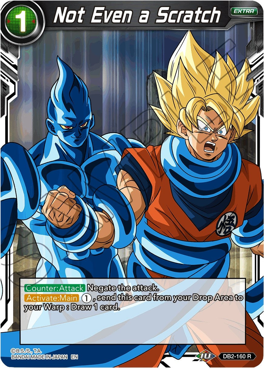 Image for Not Even a Scratch (Event Pack 08) (Tournament Promotion Cards) (DB2-160) - Dragon Ball Super: Masters