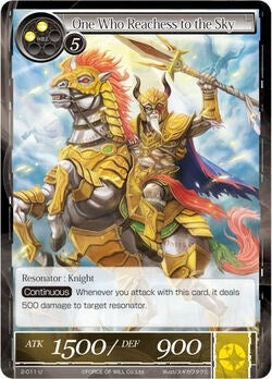Image for One Who Reaches to the Sky (The War of Valhalla) (2-011) - Force of Will