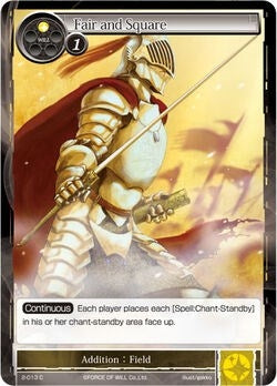 Image for Fair and Square (The War of Valhalla) (2-013) - Force of Will
