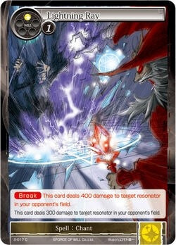 Image for Lightning Ray (The War of Valhalla) (2-017) - Force of Will