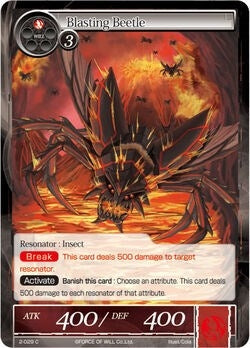 Image for Blasting Beetle (The War of Valhalla) (2-029) - Force of Will