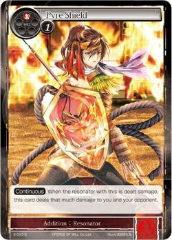 Image for Pyre Shield (The War of Valhalla) (2-033) - Force of Will
