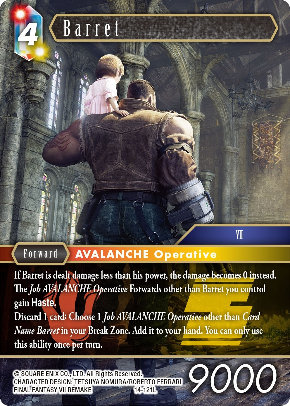 Image for Barret (Opus XIV: Crystal Abyss) (14-121L) - Final Fantasy TCG
