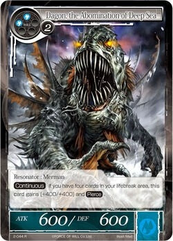 Image for Dagon, the Abomination of the Deep Sea (The War of Valhalla) (2-044) - Force of Will