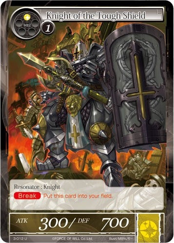 Image for Knight of the Tough Shield (The Shaft of Light of Valhalla) (3-012) - Force of Will