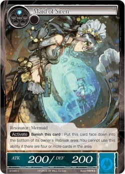 Image for Maid of Siren (The War of Valhalla) (2-048) - Force of Will