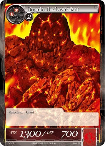 Image for Bogallo, the Lava Giant (The Shaft of Light of Valhalla) (3-027) - Force of Will