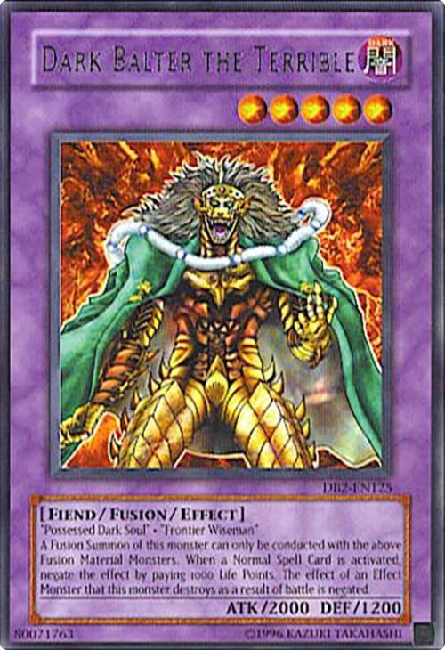 Image for Dark Balter the Terrible (Dark Beginning 2) (DB2-EN125) - YuGiOh