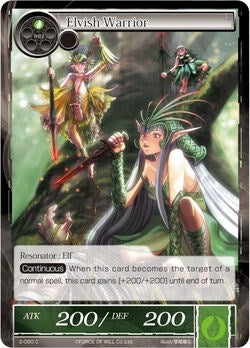 Image for Elvish Warrior (The War of Valhalla) (2-080) - Force of Will
