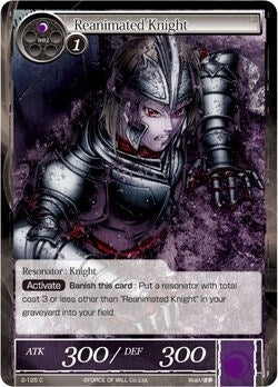 Image for Reanimated Knight (The War of Valhalla) (2-125) - Force of Will