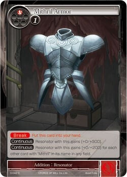 Image for Mithril Armor (The Shaft of Light of Valhalla) (3-042) - Force of Will