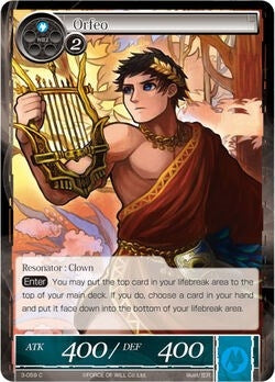 Image for Orfeo (The Shaft of Light of Valhalla) (3-059) - Force of Will