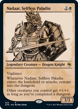 Image for Nadaar, Selfless Paladin (Showcase) (Adventures in the Forgotten Realms) (303) - Magic: The Gathering
